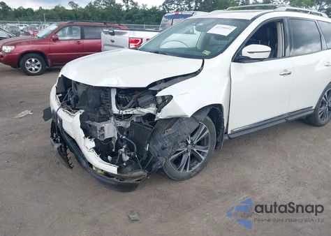 2018 Nissan Pathfinder Platinum from USA, damaged, VIN 5N1DR2MM9JC651915
